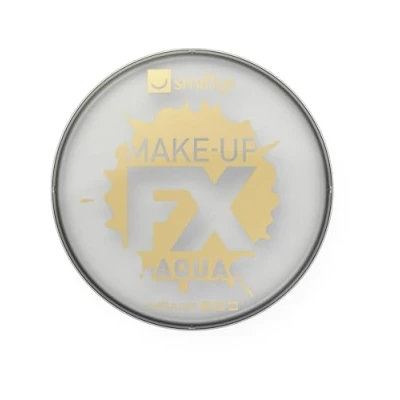Image de Smiffys Maquillage FX Smiffys, peinture à l&#039;eau pour le visage et corps, argent métallique, 16ml, base d&#039;eau