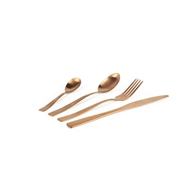 Image de Excelsa Shadow Copper Service de couverts 16 pièces, acier inoxydable 18/0