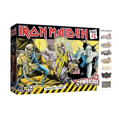 Image de Zombicide Iron Maiden Character Pack #2 Lot de figurines compatibles avec 2ème édition, à partir 14 ans, 1 6 joueurs, 60 minutes lecture, fabriqué par CMON