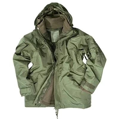 Image de Mil Tec Mixte de Pluie avec Doublure Polaire Va Veste, Olive, L EU