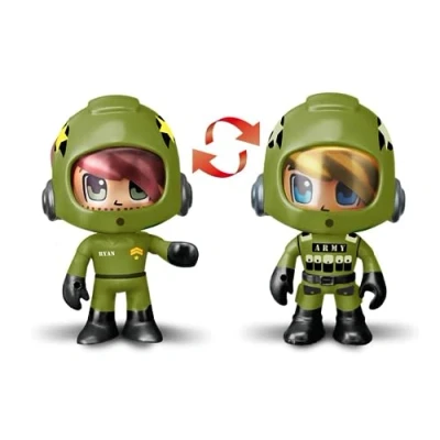 Image de Pinypon Action Famosa PNC52000 Camion des Forces spéciales avec Espace pour Figurines et 15 Accessoires, Comprend 2 poupées, garçons Filles à partir de 4 Ans