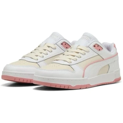 Image de PUMA Mixte RBD Game Low Basket, Alpine Snow White Pink Fruit, 46 EU