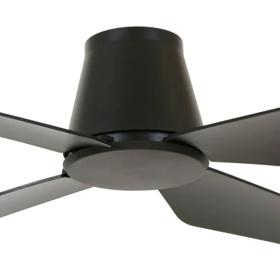 Image de Beacon Lighting Ventilateur de plafond Aria CTC, noir, Ø 121 cm, silencieux