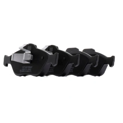 Image de RIDEX 402B0023 Jeu de plaquettes frein Essieu avant Low Metallic contact signal d&#039;usure exclu FORD: FIESTA 5, 4, Puma 3/5 portes