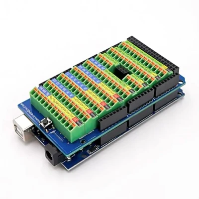 Image de Treedix Bloc de bornes à vis Breakout Shield Module Expansion Board Compatible avec Arduino MEGA 2560