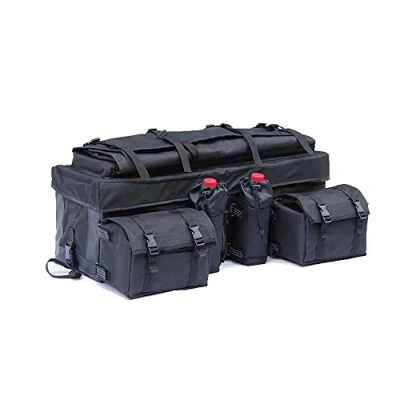Image de Bagtecs Sacoche arrière Compatible avec Quad ATV QB2 Top Case Coffre Semi Rigide Noir