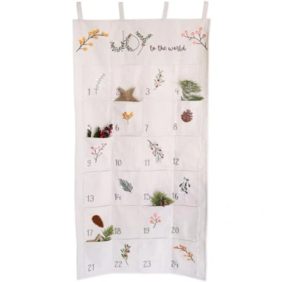 Image de Papierdrachen Calendrier de l&#039;Avent 2024 mural en tissu à remplir Joy to the World Brodé qualité supérieure Sac Sachet cadeau Réutilisable Set n 38