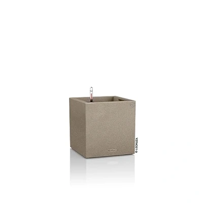 Image de Lechuza Pot de Fleurs d’Extérieur et d&#039;Intérieur Stone Canto Réserve d&#039;Eau Intégrée Coloris Beige Sable 40 X cm