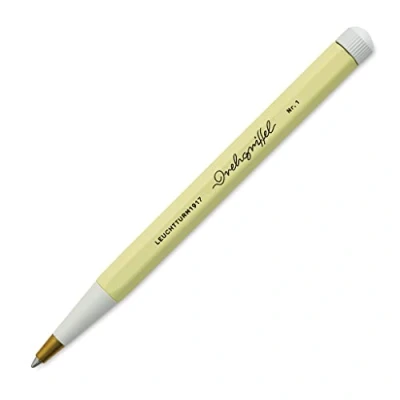 Image de LEUCHTTURM1917 365527 Drehgriffel Nr. 1, Vanilla Stylo à bille avec encre bleue