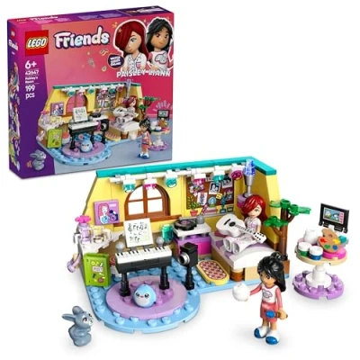Image de LEGO Friends La Chambre de Paisley Jouet interactif pour Filles dès 6 Ans Construction avec 2 Mini poupées et Un Lapin Jeu créatif passionnées Musique d&#039;art 42647