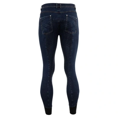 Image de BR Culotte d&#039;équitation Mathieu siège silicone homme 54 Dark Denim