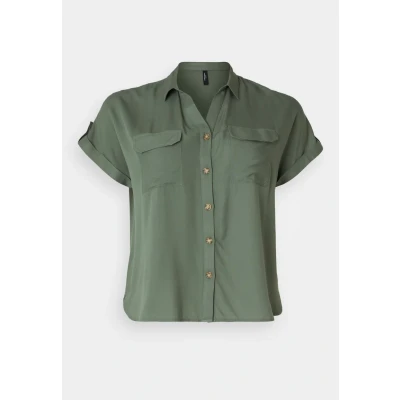 Image de Vero Moda Curve Vmcbumpy Shirt Chemisier, Femme, Taille: 50, Laurel wreath