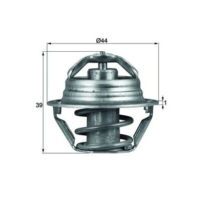 Image de MAHLE ORIGINAL TX 90 82D Thermostat d&#039;eau 82 44 avec joint d&#039;étanchéite CHEVROLET: Spark, Matiz, SUZUKI: Vitara I SUV, SUV Cabriolet