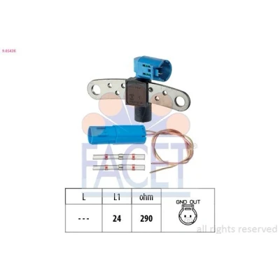Image de Capteur d&#039;angle, vilebrequin FACET 9.0543K