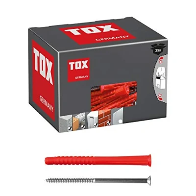Image de cheville universelle pour cadre TOX Constructor 10 x 100 mm + vis, de construction, se noue ou dilate automatiquement, 25 pièces dans une boîte, 022102491