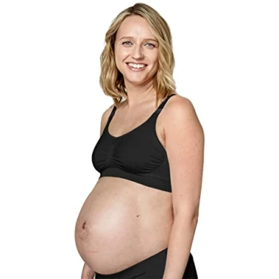Image de Medela Soutien gorge Keep Cool de grossesse et d’allaitement sans coutures doté d’un tissu doux au toucher avec 2 zones respirantes pour un maintien confortable