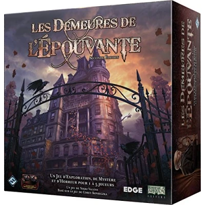Image de Fantasy Flight Games Les Demeures de l&#039;Épouvante Seconde Édition Jeu société À partir 14 ans 1 à 5 joueurs