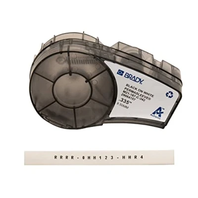 Image de Brady 110924 Étiquettes à imprimer (Noir, Blanc, Imprimante d&#039;étiquette adhésive, Polyoléfine, Transfert thermique, Rectangle, BMP21 PLUS, BMP21, ID PAL, LABPAL)