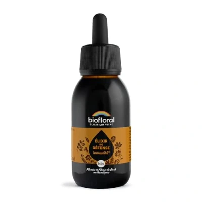 Image de BIOFLORAL Elixir de Défense BIO Défenses naturelles Fleurs Bach Authentiques 100 ml