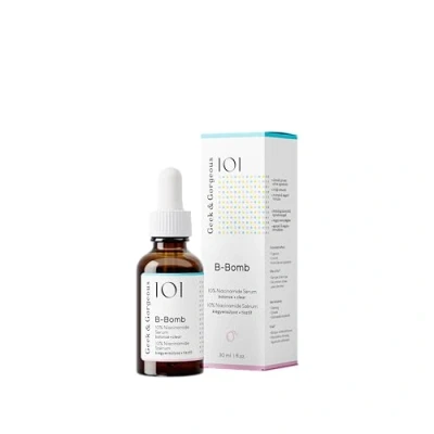 Image de Geek &amp; Gorgeous 101 B Bomb Sérum à 10% de niacinamide, zinc PCA et sarcosine, aide élargir les pores, la graisse aux imperfections, peau mixte, 30 ml