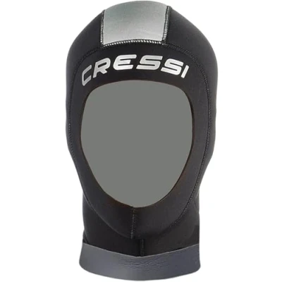 Image de Cressi Castoro Plus Cagoule de plongée en néoprène pour homme Noir Medium/3 4 Years