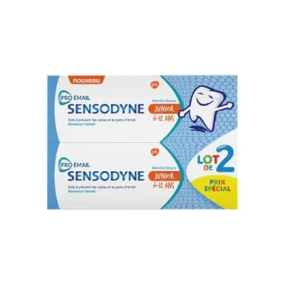 Image de Sensodyne Pro Émail Dentifrice Junior 6 12 ans Menthe douce