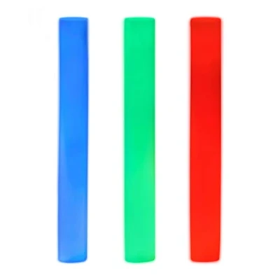 Image de Relaxdays Bâton mousse lumineux 3 LED coloré soirées anniversaires rouge / vert bleu