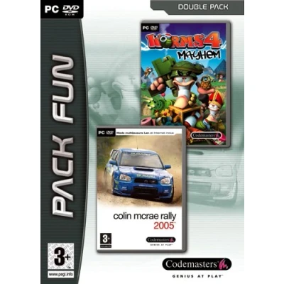 Image de Pack Fun PC : Worms 4 Mayhem / Colin Mcrae 2005