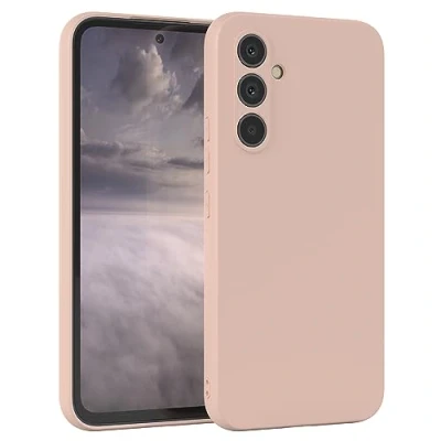 Image de EAZY CASE Coque de Protection en silicone pour Samsung Galaxy A54 Vieux Rose souple Résistant aux chocs Avec l&#039;appareil photo Fine TPU Bumper pastel