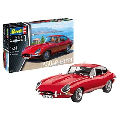 Image de Revell 07668 maquette de voitute Jaguar Type E (Coupé) à construire, échelle 1/24