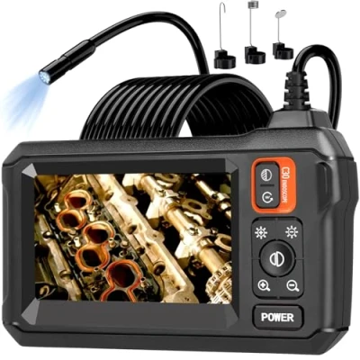 Image de Camera Endoscopique, Daxiongmao Endoscope Étanche IP67, HD 1080, avec Écran LCD De 4,3 Pouces, Câble 11,5 Pieds, Caméra Inspection Canalisation