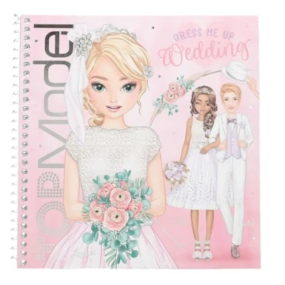 Image de Depesche 13529 TOPModel Dress me Up Kit de coloriage avec 24 Pages pré imprimées à colorier, y Compris 11 Feuilles d&#039;autocollants, Paper, Multicolour, Taille Unique