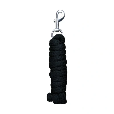 Image de Harry&#039;s Horse Longe pour Licol Soft Support Mousqueton Noir