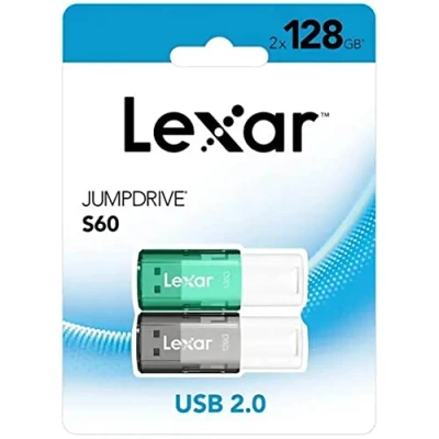 Image de LEXAR Lot de 2 clés USB Jumpdrive 128Go S60