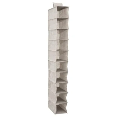 Image de 5five rangement chaussures 10 cases orga gris clair