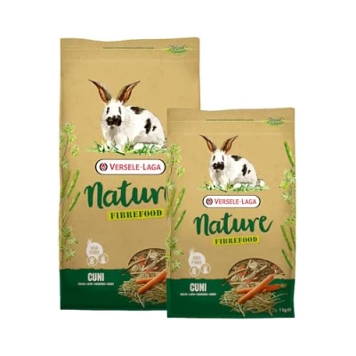 Image de Versele Laga Nature Fibrefood Cuni 2,75 kg Aliment Complet pour Lapins sensibles Mélange varié Plein de différentes Herbes et légumes sans céréales