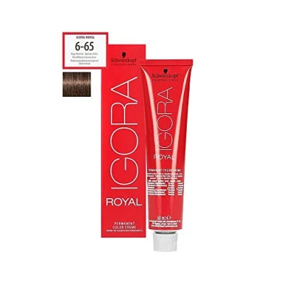 Image de Schwarzkopf Igora Royal Coloration pour cheveux 60 ml 6 65 Blond foncé brun doré