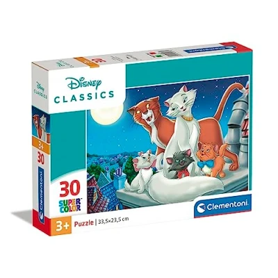 Image de Clementoni 20278 Puzzle Animaux de Disney 30 Pièces Jeu Educatif, Réflexion et Patience Image Qualité 33,5 x 23,5 Cm À Partir 3 ans