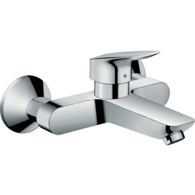 Image de hansgrohe Logis Mitigeur de lavabo mural sans tirette ni vidage, chromé, 71225000