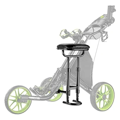 Image de Caddytek Siège Amovible pour Chariot de Golf CaddyLite EZ Series Unisexe, Noir, Taille Unique