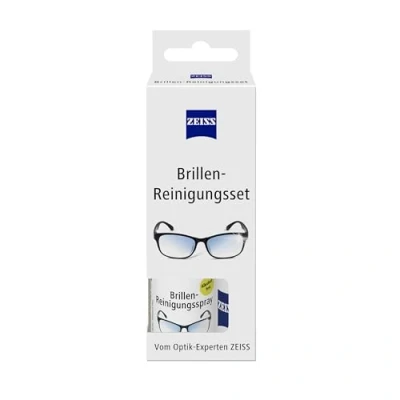 Image de ZEISS Kit de nettoyage pour lunettes 30 ml avec chiffon en microfibre un douceur et profondeur vos verres lunettes, sans alcool