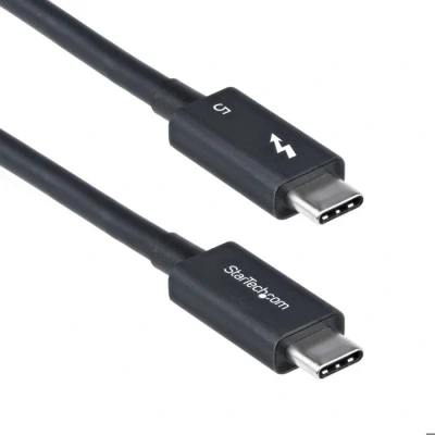 Image de StarTech.com Câble Thunderbolt 5 de 1m, 80Gbps/Jusqu&#039;à 120Gbps, 240W PD, 8K 60Hz, Certifié, Compatible avec 4/USB4/USB C Neuf