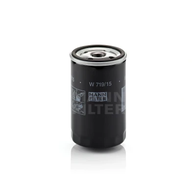 Image de MANN FILTER W 719/15 Filtre à huile 3/4 16 UNF avec un clapet de non retour vissé BMW: 3 Berline, Cabriolet, Touring, CITROËN: SM Coupe