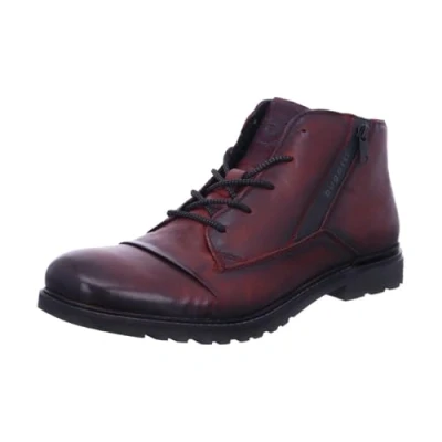Image de bugatti Homme 321 a0u3o Bottes avec Doublure Froide, Rouge foncé, 40 EU