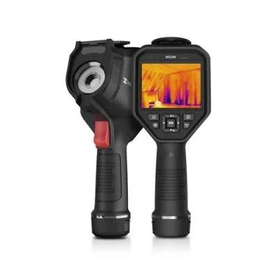 Image de HIKMICRO M11W caméra d&#039;imagerie thermique professionnelle, écran tactile 3,5&#039;, résolution IR 192 x 144, visible 8Mp, 16GB, Wi Fi, 25 Hz, 2 batteries, 12 heures d&#039;autonomie, 37.2 27.8 FOV