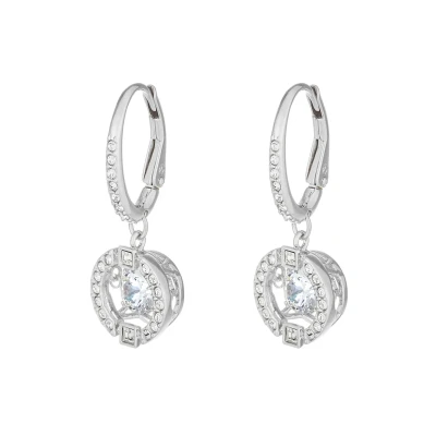 Image de Swarovski Sparkling DROP Boucles d&#039;oreilles, Femme, Taille: One Size, White