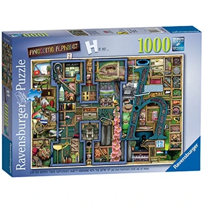 Image de Ravensburger Colin Thompson Superbe Puzzle Alphabet « H » de 1000 pièces pour Adultes et Enfants à partir 12 Ans