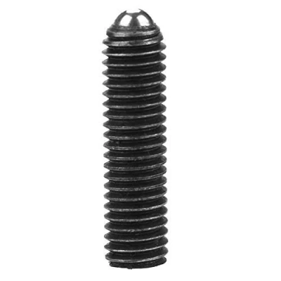 Image de 10pcs M8 Fileté Vis à Billes Noir Ressort Poussoirs en Acier au Carbone Ensemble Hexagonale Douille Plongeur(M8*30)