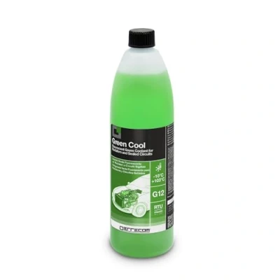 Image de Errecom Green Cool, Liquide de radiateur Vert 10C, antigel G12 avec Paquet d&#039;inhibiteurs à Base Organique OAT, Prêt l&#039;emploi, 1 Litre