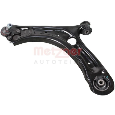 Image de METZGER 58153101 Bras de suspension avec support en caoutchouc, rotule Essieu avant gauche barre oscillant transversal